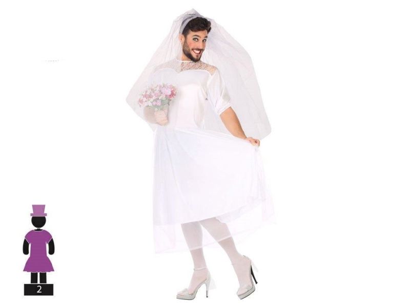 Disfraz de Novia para hombre