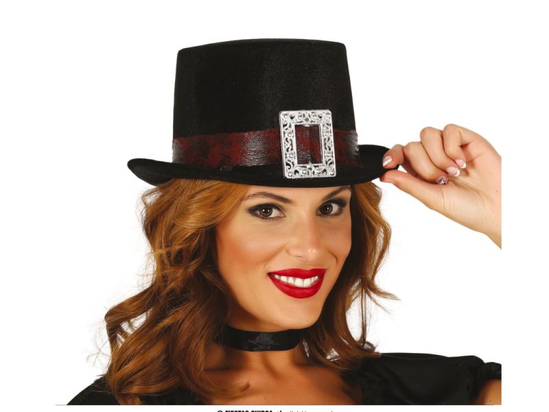 Chistera negra Steampunk