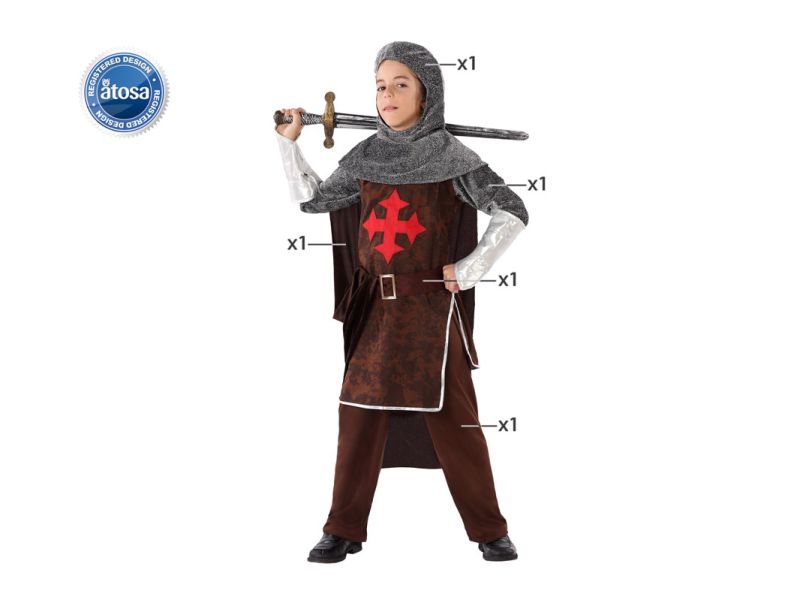 Disfraz de Cruzado Medieval Infantil