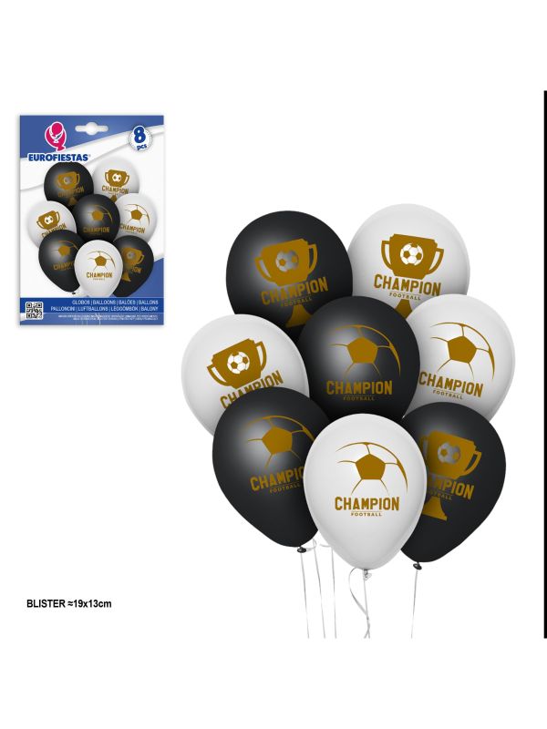 Bolsa de 8 globos futbol