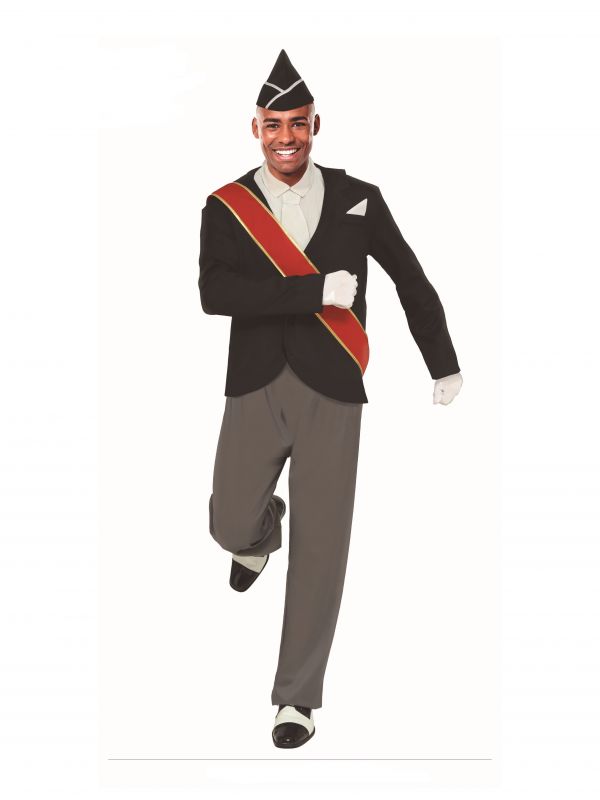 Disfraz negro del ataud