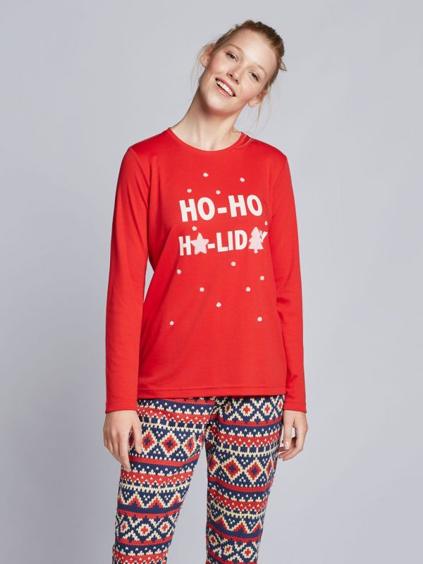 Pijama mujer navideño