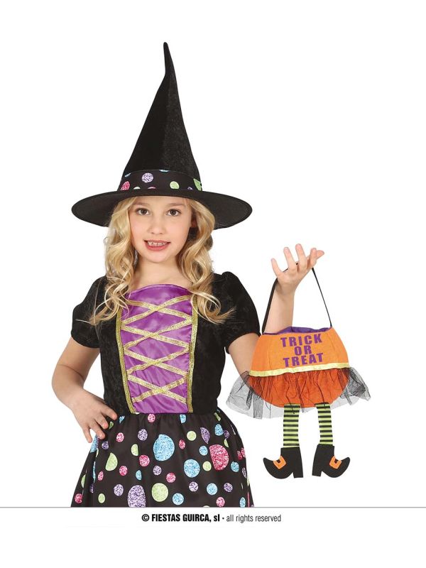 Cubo de Fieltro Truco o Trato