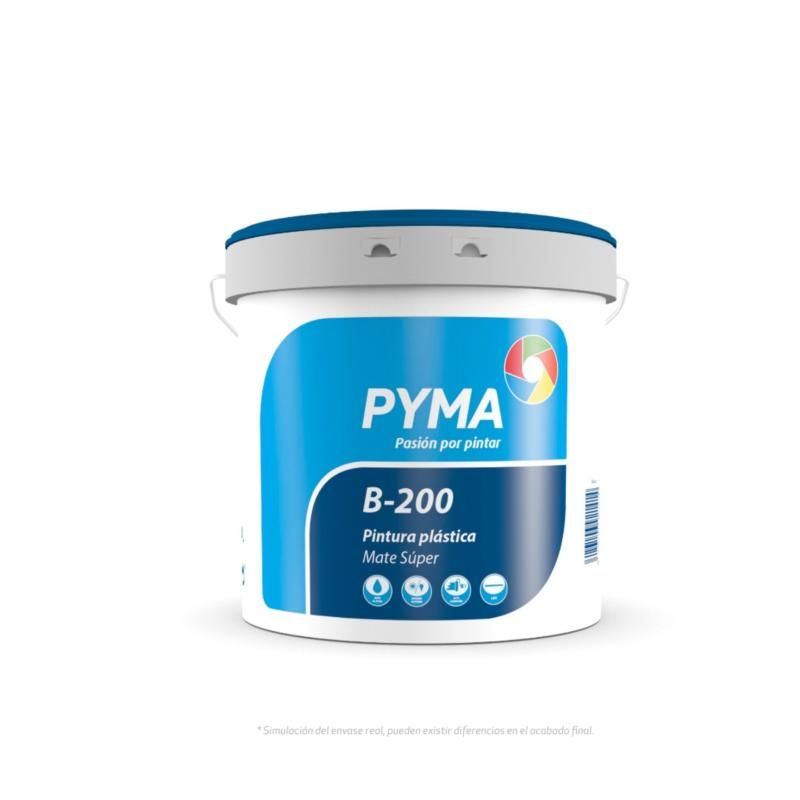 Pintura Plástica B-200 Mate Super Plus
