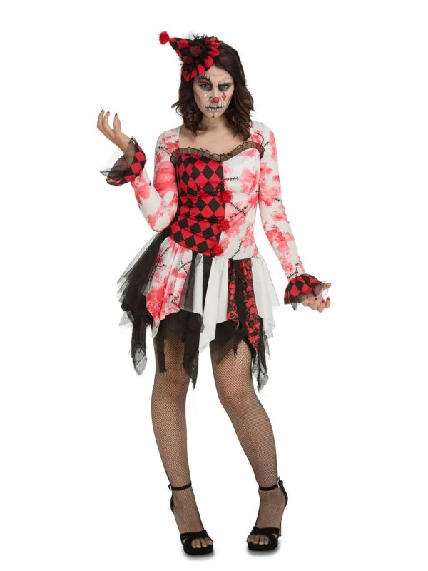 Disfraz de Payasa Diabólica