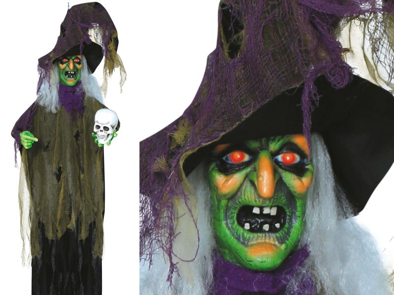 Colgante de Bruja con calavera