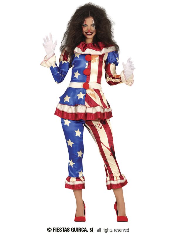 Disfraz de Payasa Americana