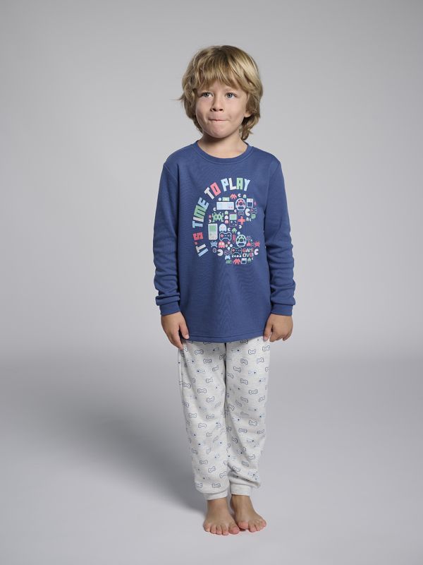 Pijama niño afelpado It's time to play