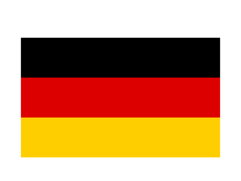 Bandera de Alemania Satén