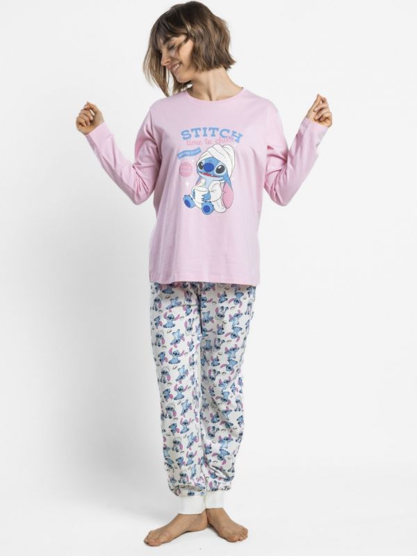 Pijama mujer time to chill Stitch