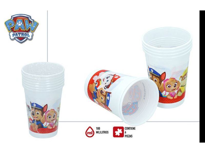 Vasos de la Patrulla Canina