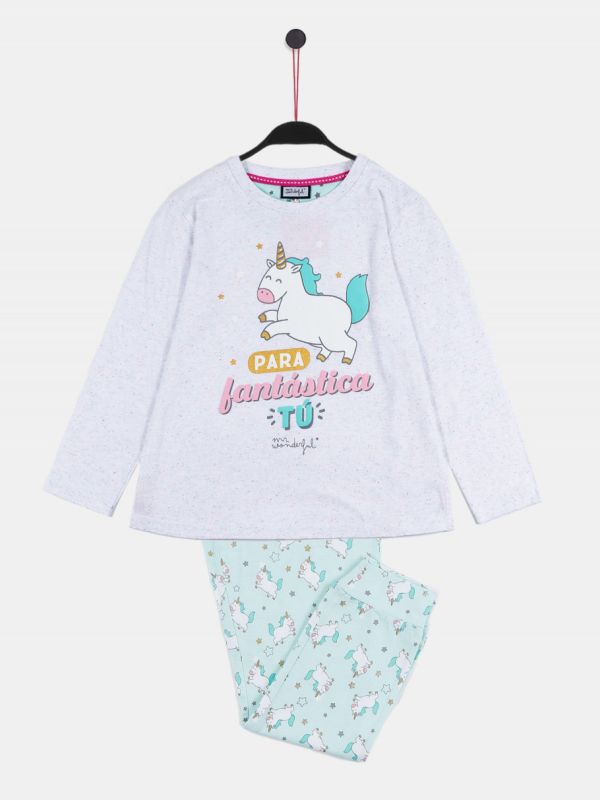 Pijama niña Fantástica Unicornio Mr. Wonderful
