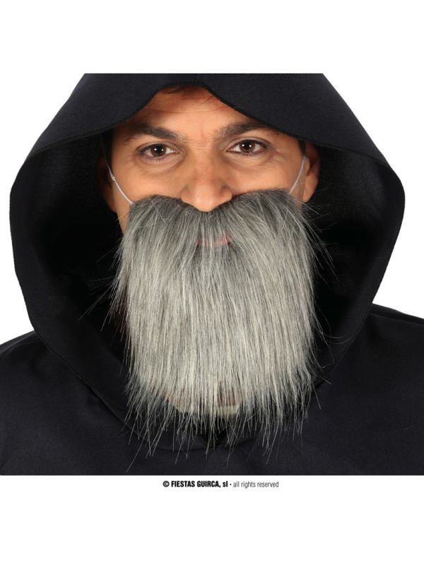 Barba Mediana Gris