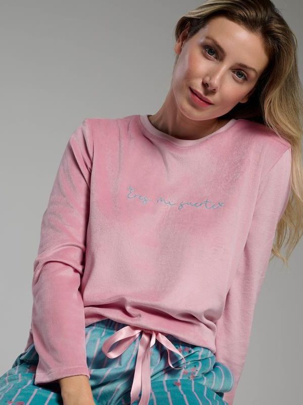 Pijama mujer spandex rosa