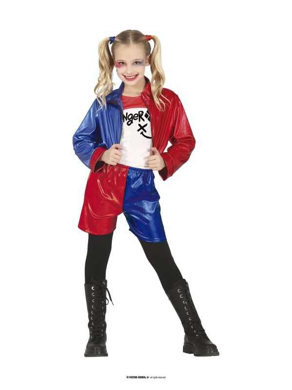 Disfraz de Payasa Asesina Infantil