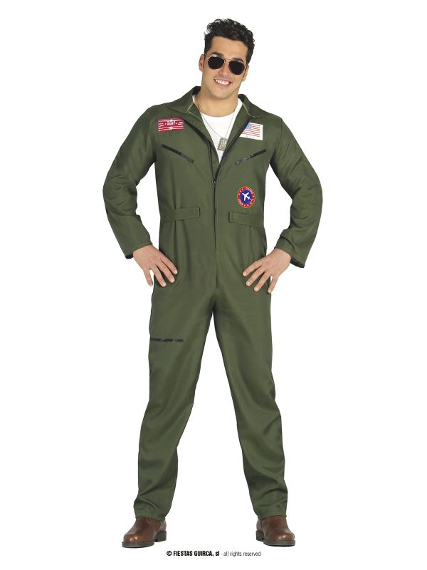 Disfraz de Piloto de Caza Hombre
