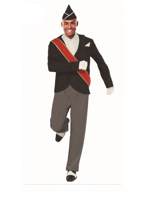 Disfraz negro del ataud