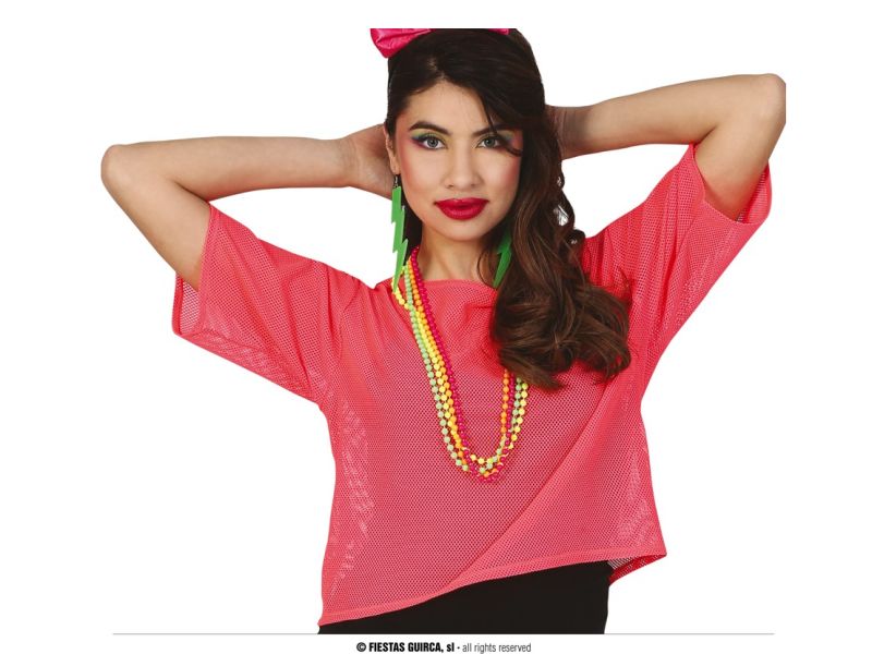 Camiseta de Red rosa neon