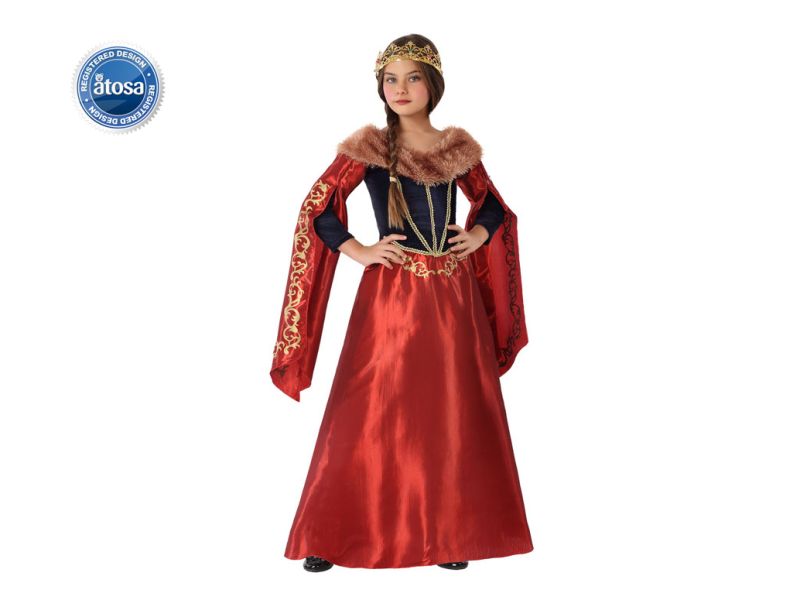 Disfraz de Dama Medieval Infantil