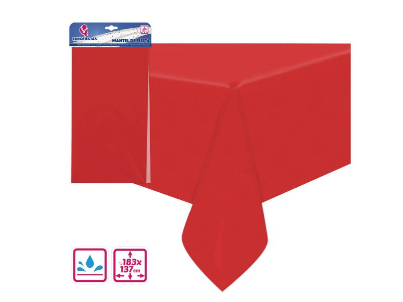 Mantel Cumpleaños Rojo