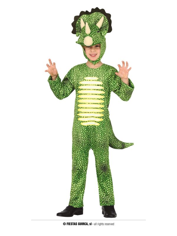 Disfraz de Triceratops para niño