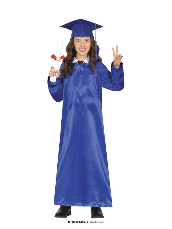Disfraz de Graduado Azul Infantil