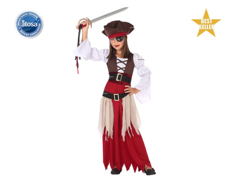 Disfraz de Pirata Niña
