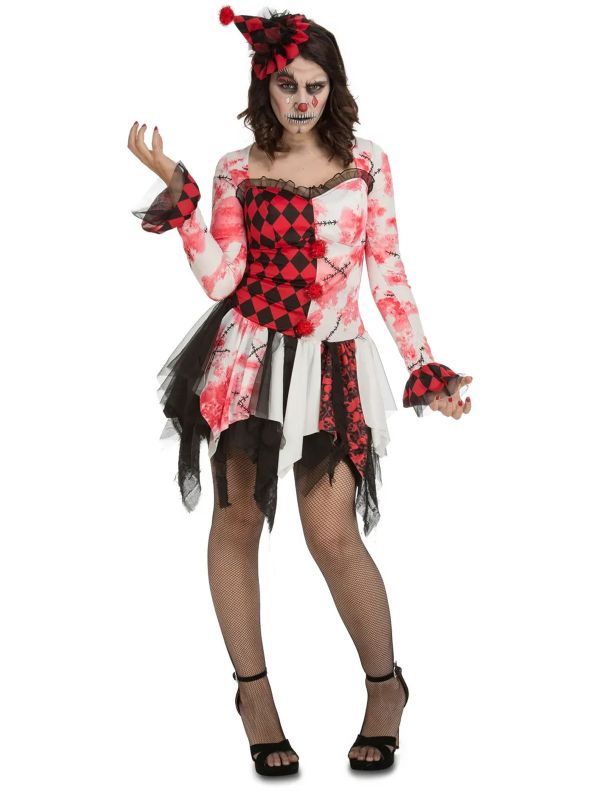 Disfraz de Payasa Diabólica