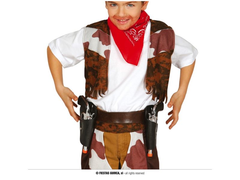 Cartucheras vaquera dobles infantil