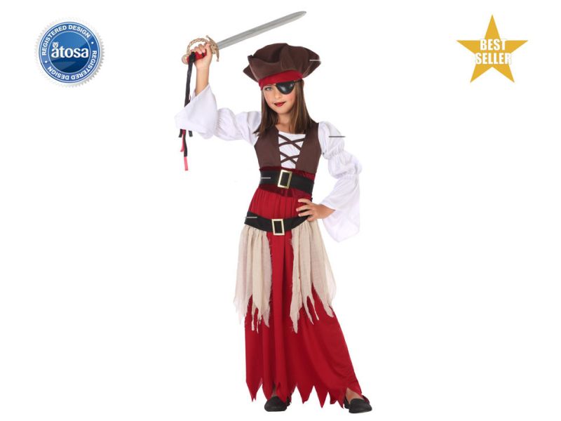 Disfraz de Pirata Niña