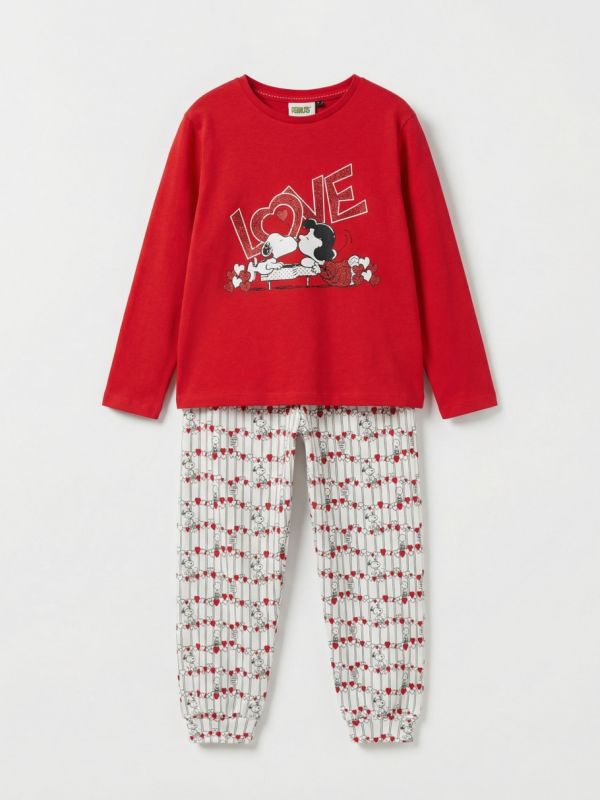 Pijama niña Love Snoopy