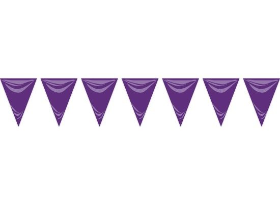 Bolsa de Bandera triangular de color morado