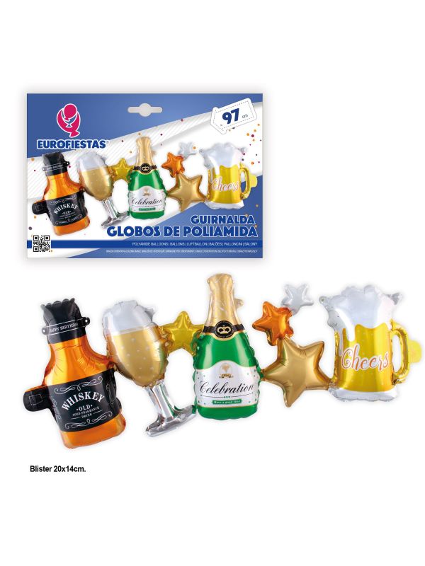 Guirnalda de Globos de Bebidas