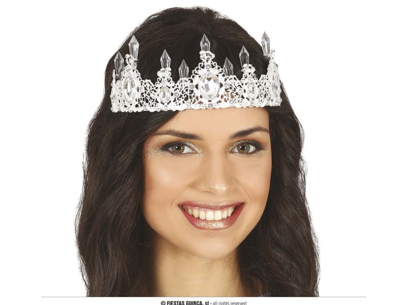 Diadema metálica plata