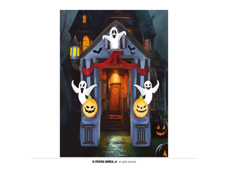 Arco hinchable casa Halloween