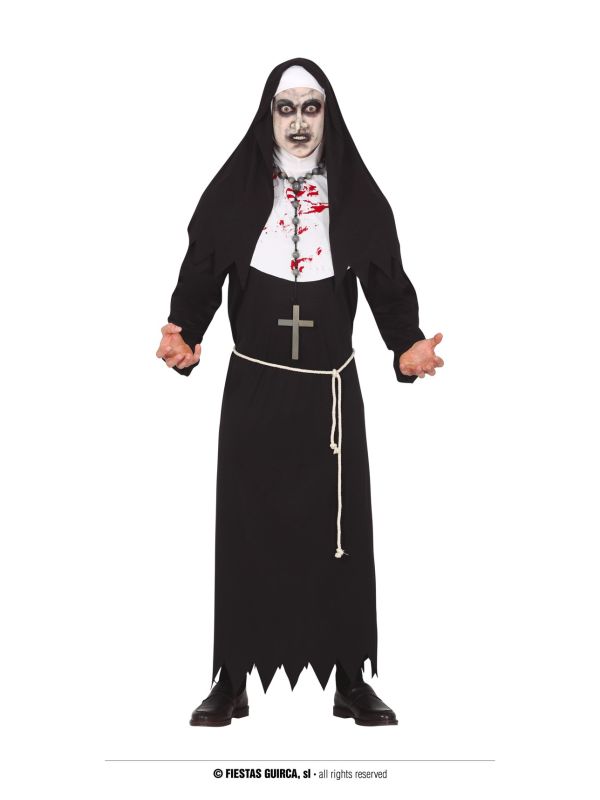 Disfraz de Monja para hombre
