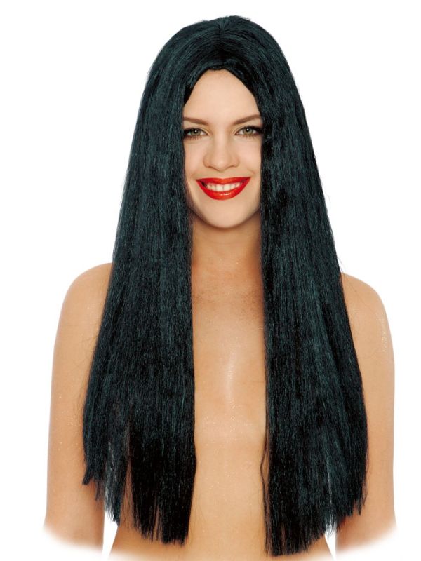 Peluca larga Negra