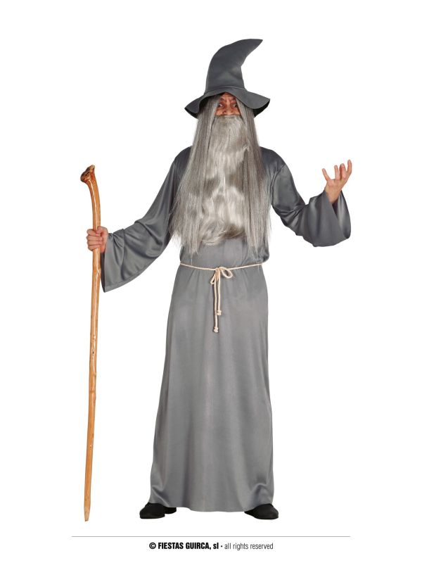 Disfraz de Mago gris