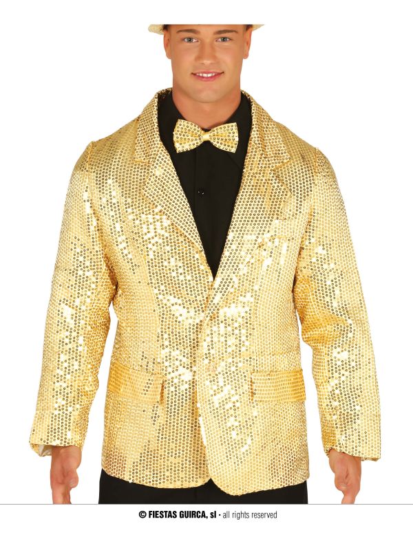 Chaqueta Lentejuelas Oro
