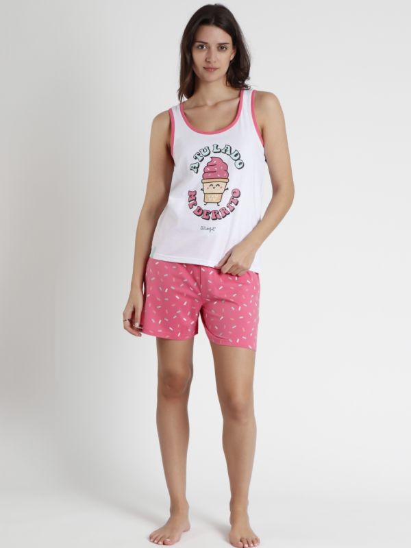 Pijama mujer A  tu lado, me derrito Mr. Wonderful