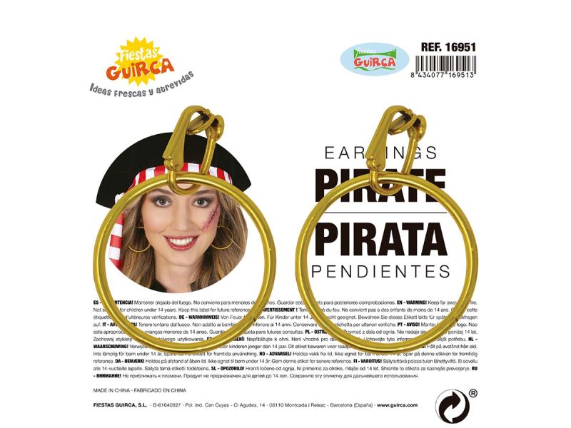 Pendientes pirata