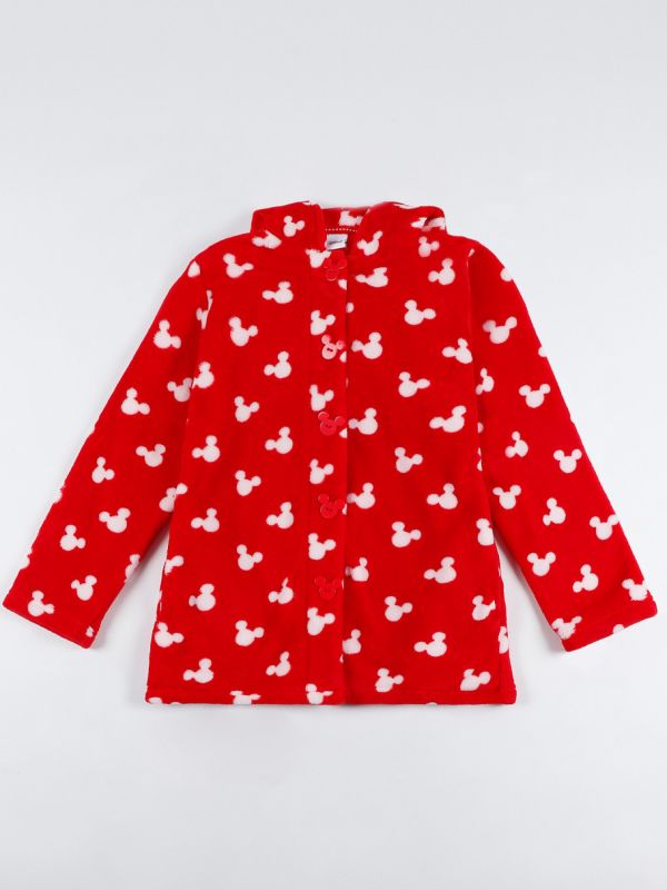 Bata niña Mickey Mouse roja con orejas