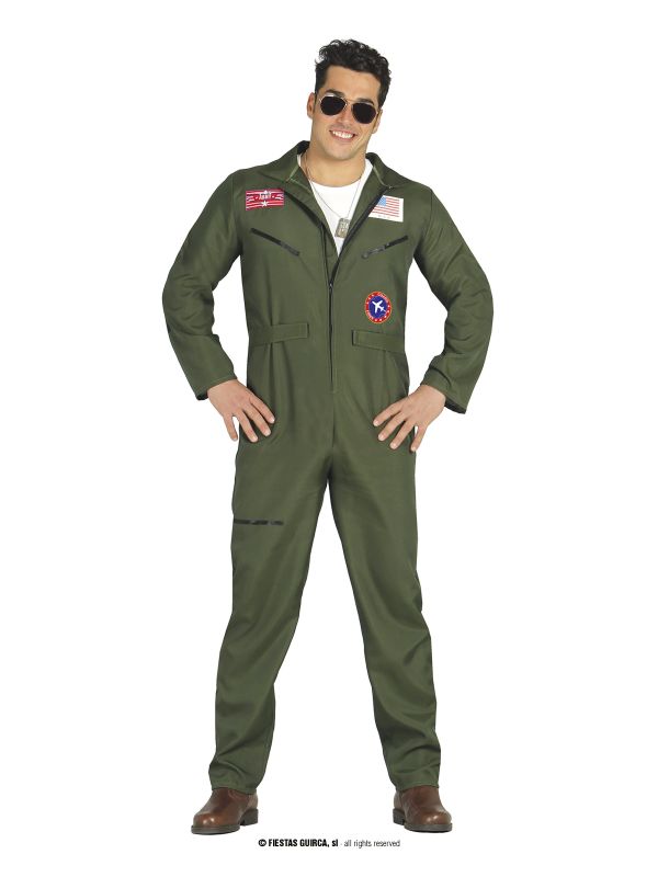 Disfraz de Piloto de Caza Hombre