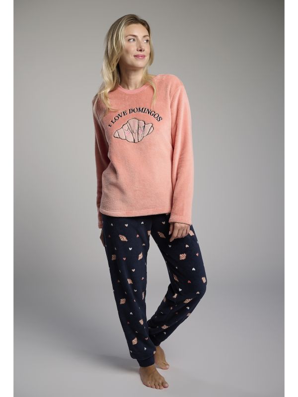 Pijama mujer coralina I love Domingos