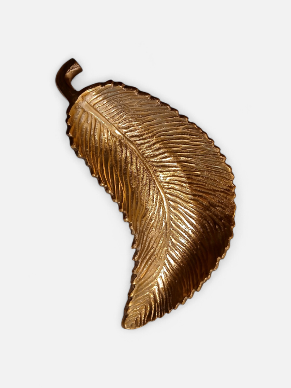 Bandeja de Hoja Dorada