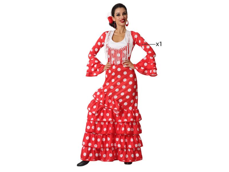Disfraz de Flamenca Rojo